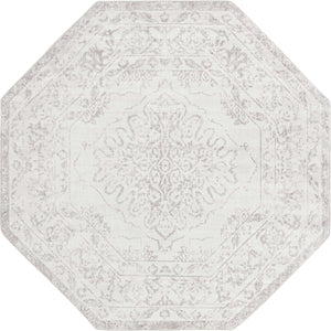 Ivory 7' 1 x 7' 1 Oxford Octagon Area Rug
