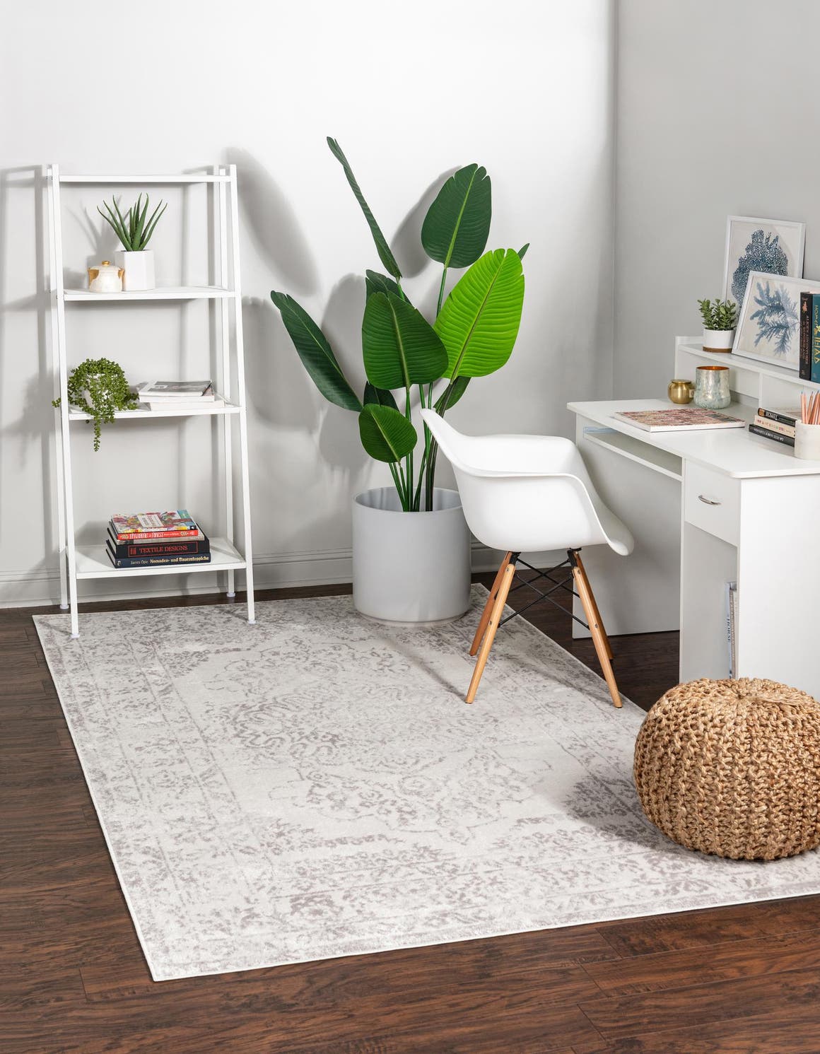 Ivory 3' x 5' 3 Oxford Rectangle Area Rug Traditional Design 100% Polypropylene Carpet for Living Room, Bedrooms, Dining, Office for Sale at Rug Engine