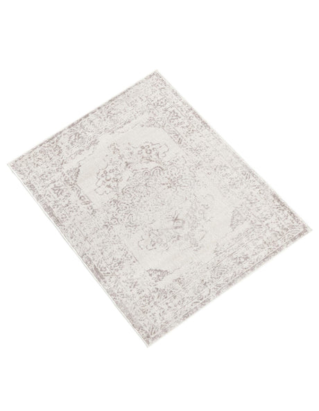Ivory 3' x 5' 3 Oxford Rectangle Area Rug Traditional Design 100% Polypropylene Carpet for Living Room, Bedrooms, Dining, Office for Sale at Rug Engine