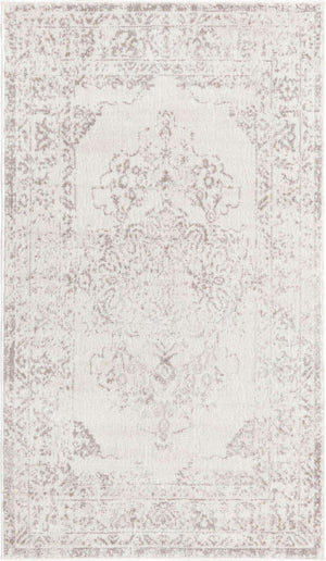 Ivory 3' x 5' 3 Oxford Rectangle Area Rug