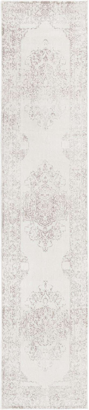 Ivory 2' 7 x 12' Oxford Runner Area Rug