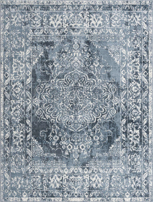Blue 7' 10 x 10' Oxford Rectangle Area Rug