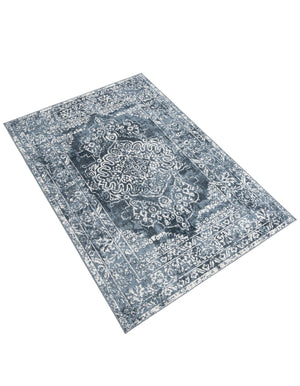 Blue 5' 3 x 8' Oxford Rectangle Area Rug