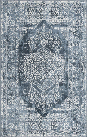Blue 5' 3 x 8' Oxford Rectangle Area Rug
