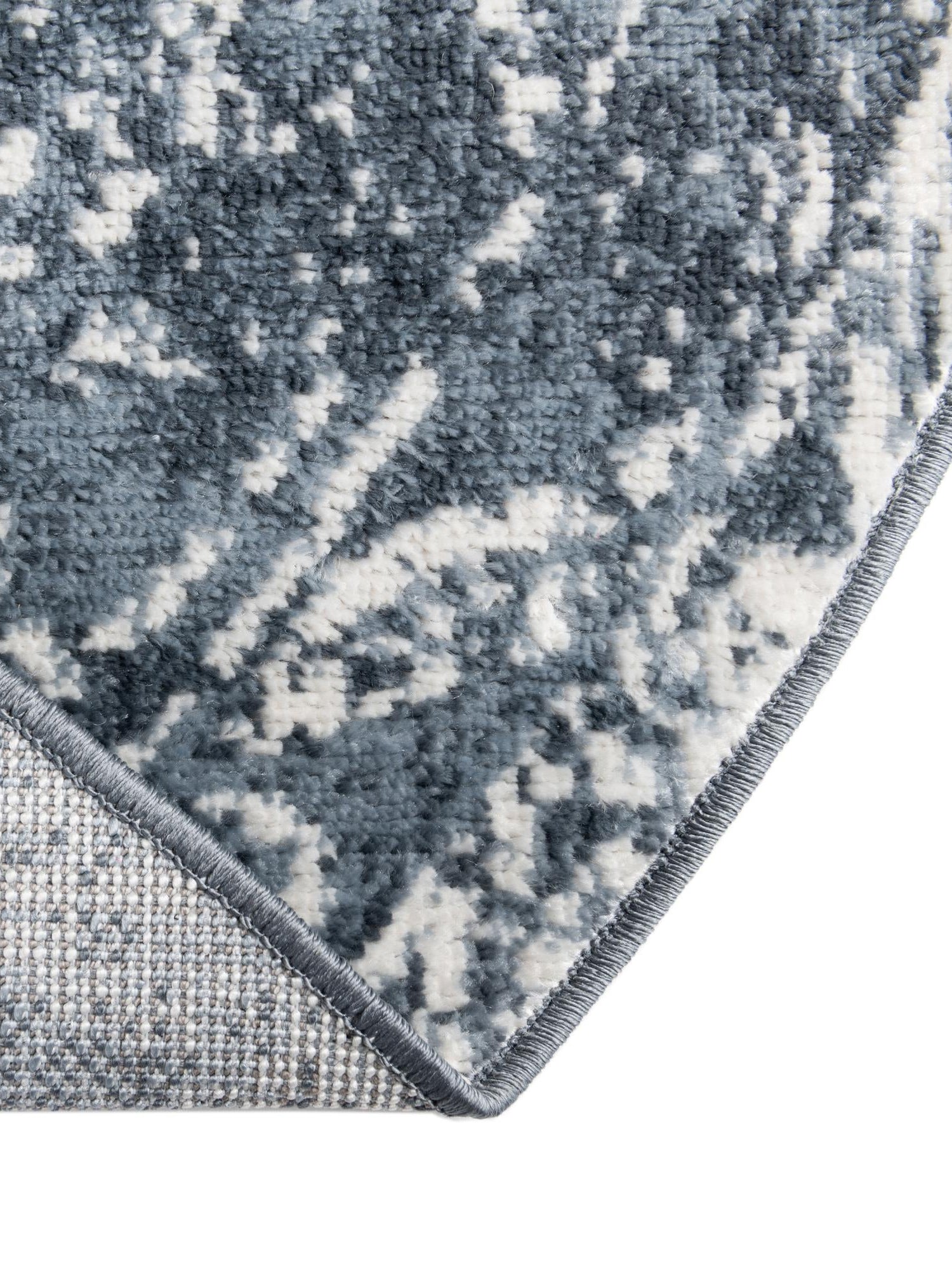 Blue 8' x 10' Oxford Oval Area Rug Traditional Design 100% Polypropylene Carpet for Living Room, Bedrooms, Dining, Office for Sale at Rug Engine