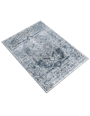 Blue 4' 1 x 6' 1 Oxford Rectangle Area Rug