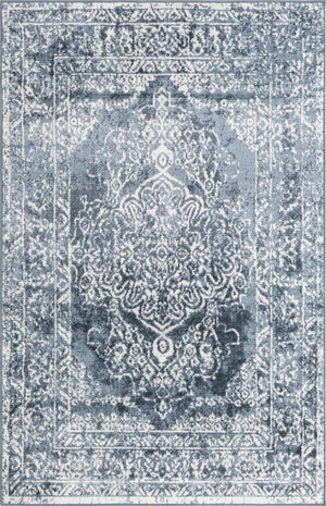 Blue 4' 1 x 6' 1 Oxford Rectangle Area Rug