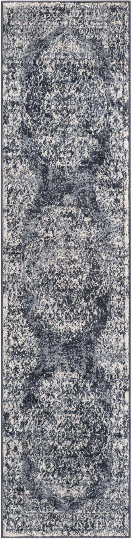 Blue 2' x 8' Oxford Runner Area Rug