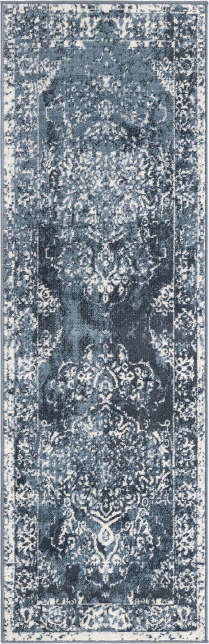 Blue 2' x 6' 1 Oxford Runner Area Rug