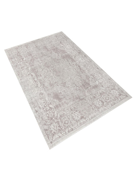 Gray 10' x 14' Oxford Rectangle Area Rug Traditional Design 100% Polypropylene Carpet for Living Room, Bedrooms, Dining, Office for Sale at Rug Engine