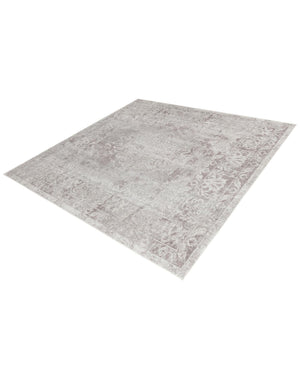 Gray 7' 10 x 7' 10 Oxford Square Area Rug