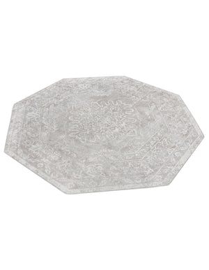 Gray 7' 1 x 7' 1 Oxford Octagon Area Rug