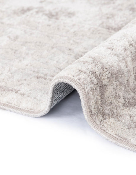 Gray 7' 1 x 7' 1 Oxford Octagon Area Rug Traditional Design 100% Polypropylene Carpet for Living Room, Bedrooms, Dining, Office for Sale at Rug Engine