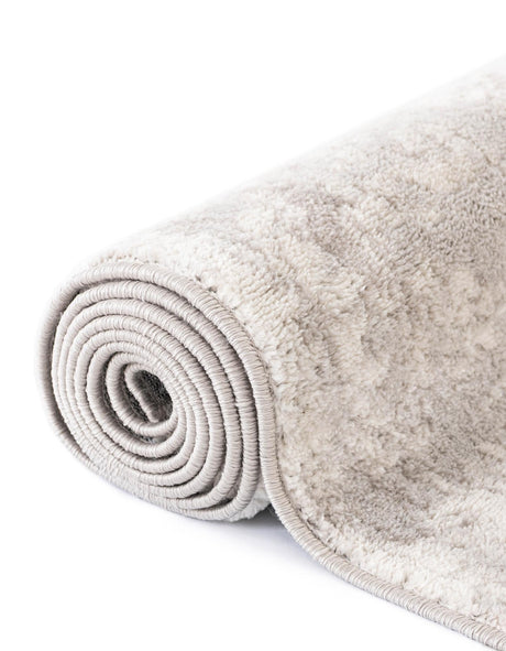 Gray 7' 1 x 7' 1 Oxford Octagon Area Rug Traditional Design 100% Polypropylene Carpet for Living Room, Bedrooms, Dining, Office for Sale at Rug Engine