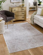 Gray 2' x 3' 1 Oxford Rectangle Area Rug Traditional Design 100% Polypropylene Carpet for Living Room, Bedrooms, Dining, Office for Sale at Rug Engine