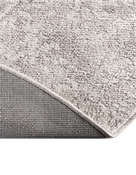 Gray 5' 3 x 8' Oxford Oval Area Rug Traditional Design 100% Polypropylene Carpet for Living Room, Bedrooms, Dining, Office for Sale at Rug Engine