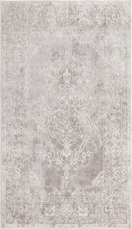 Gray 3' x 5' 3 Oxford Rectangle Area Rug