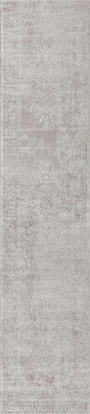 Gray 2' 7 x 12' Oxford Runner Area Rug