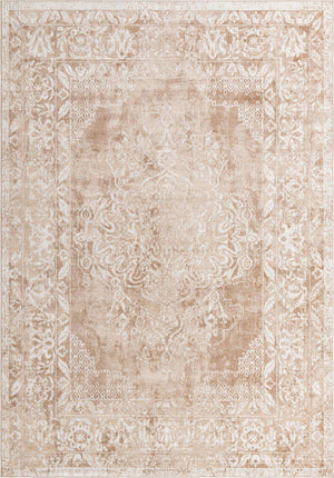 Beige 10' x 14' Oxford Rectangle Area Rug