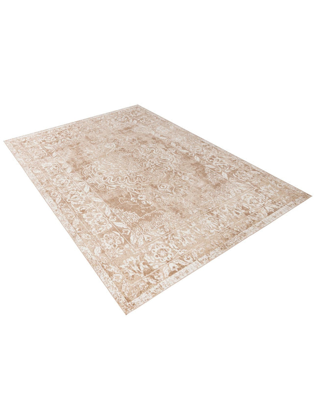 Beige 10' x 13' Oxford Rectangle Area Rug