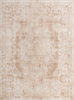 Beige 10' x 13' Oxford Rectangle Area Rug