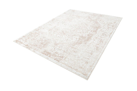 Beige 8' x 10' Oxford Rectangle Area Rug Traditional Design 100% Polypropylene Carpet for Living Room, Bedrooms, Dining, Office for Sale at Rug Engine