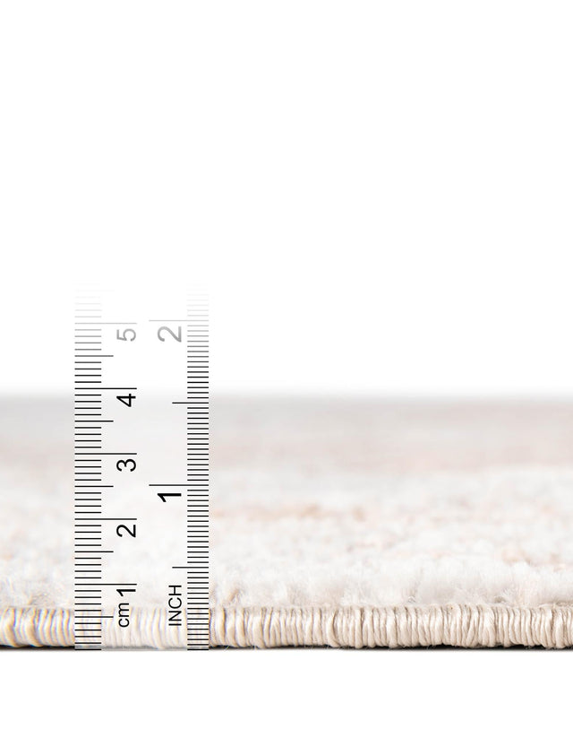 Beige 4' 1 x 4' 1 Oxford Square Area Rug
