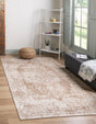 Beige 4' 1 x 6' 1 Oxford Rectangle Area Rug