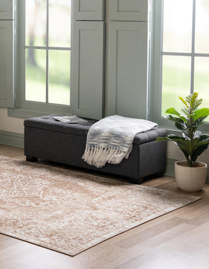Beige 4' 1 x 6' 1 Oxford Rectangle Area Rug