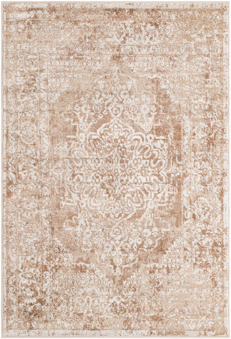 Beige 4' 1 x 6' 1 Oxford Rectangle Area Rug
