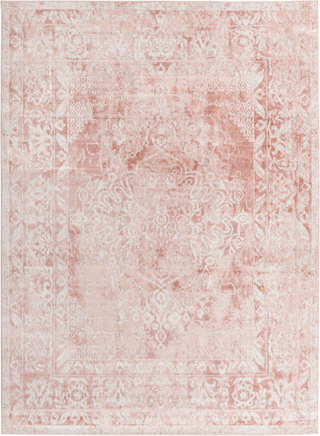 Pink 9' x 12' 2 Oxford Rectangle Area Rug