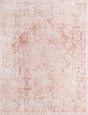 Pink 7' 10 x 10' Oxford Rectangle Area Rug Traditional Design 100% Polypropylene Carpet for Living Room, Bedrooms, Dining, Office for Sale at Rug Engine
