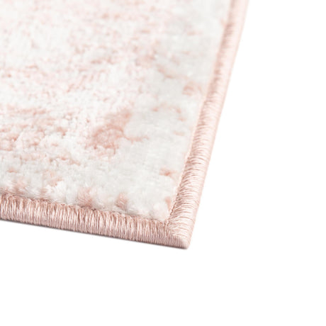 Pink 7' x 7' Oxford Octagon Area Rug Traditional Design 100% Polypropylene Carpet for Living Room, Bedrooms, Dining, Office for Sale at Rug Engine