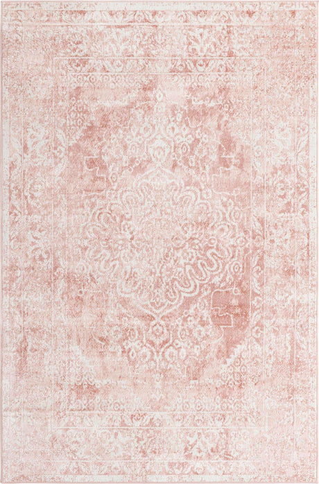 Pink 6' 1 x 9' Oxford Rectangle Area Rug