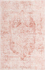 Pink 5' 3 x 8' Oxford Rectangle Area Rug Traditional Design 100% Polypropylene Carpet for Living Room, Bedrooms, Dining, Office for Sale at Rug Engine
