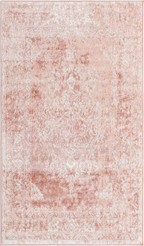 Pink 3' x 5' 3 Oxford Rectangle Area Rug