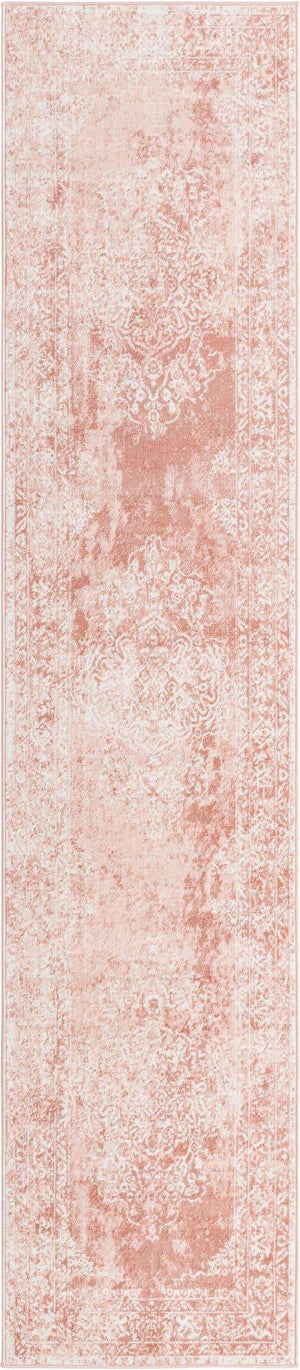 Pink 2' 7 x 12' Oxford Runner Area Rug