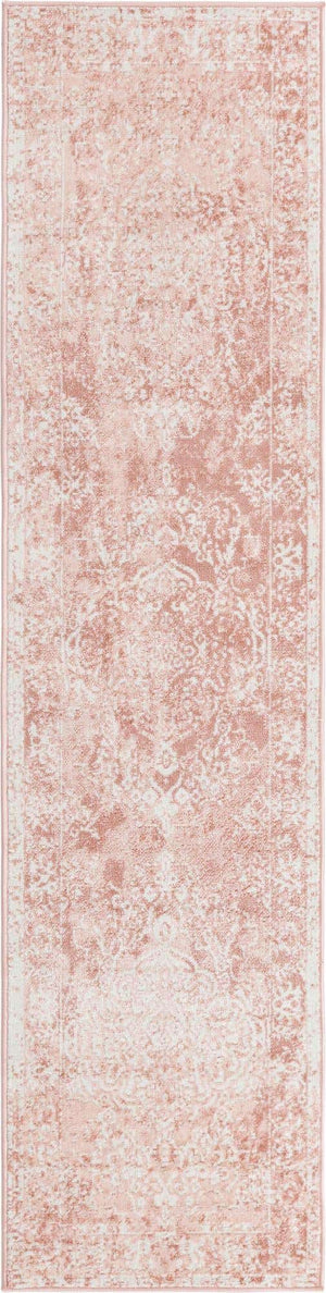Pink 2' x 8' Oxford Runner Area Rug