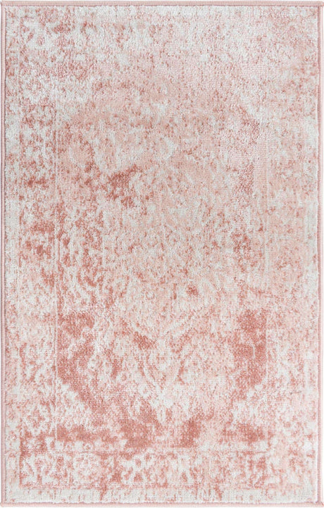 Pink 2' x 3' Oxford Rectangle Area Rug