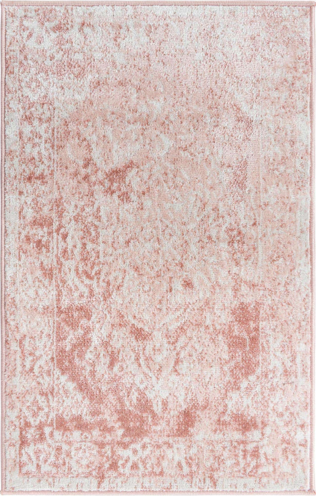 Pink 2' x 3' Oxford Rectangle Area Rug