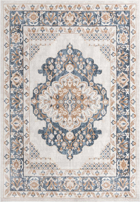 Cream 10' x 14' 1 Oxford Rectangle Area Rug