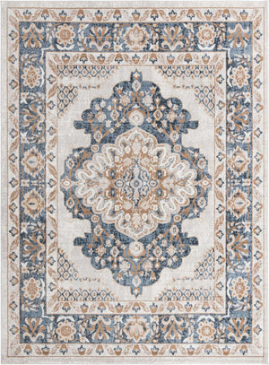Cream 9' x 12' 2 Oxford Rectangle Area Rug