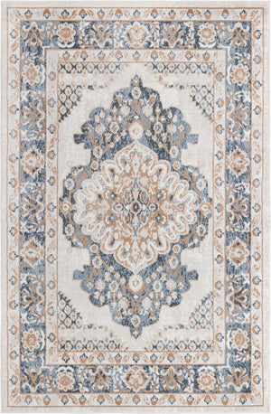 Cream 6' 1 x 9' Oxford Rectangle Area Rug