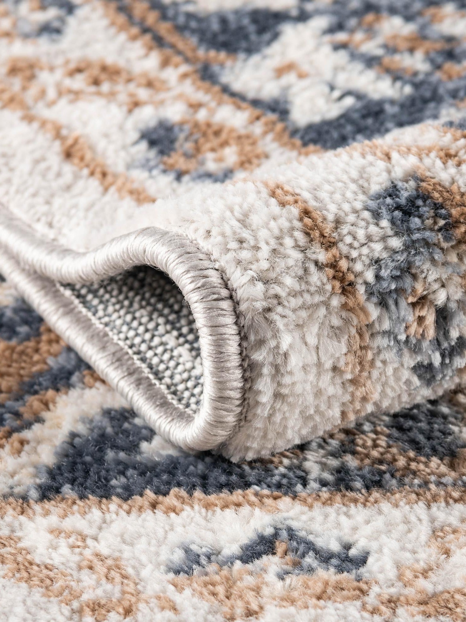 Cream 10' x 14' 1 Oxford Rectangle Area Rug Traditional Design 100% Polypropylene Carpet for Living Room, Bedrooms, Dining, Office for Sale at Rug Engine