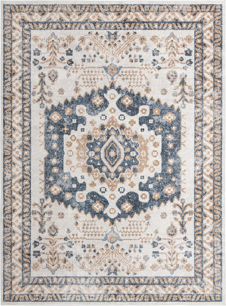 Cream 10' x 13' Oxford Rectangle Area Rug