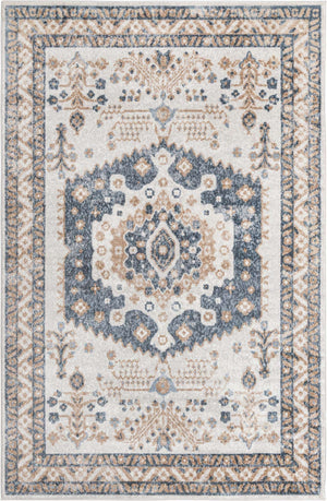 Cream 6' 1 x 9' Oxford Rectangle Area Rug