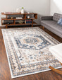 Cream 1' 4 x 1' 4 Oxford Sample Area Rug