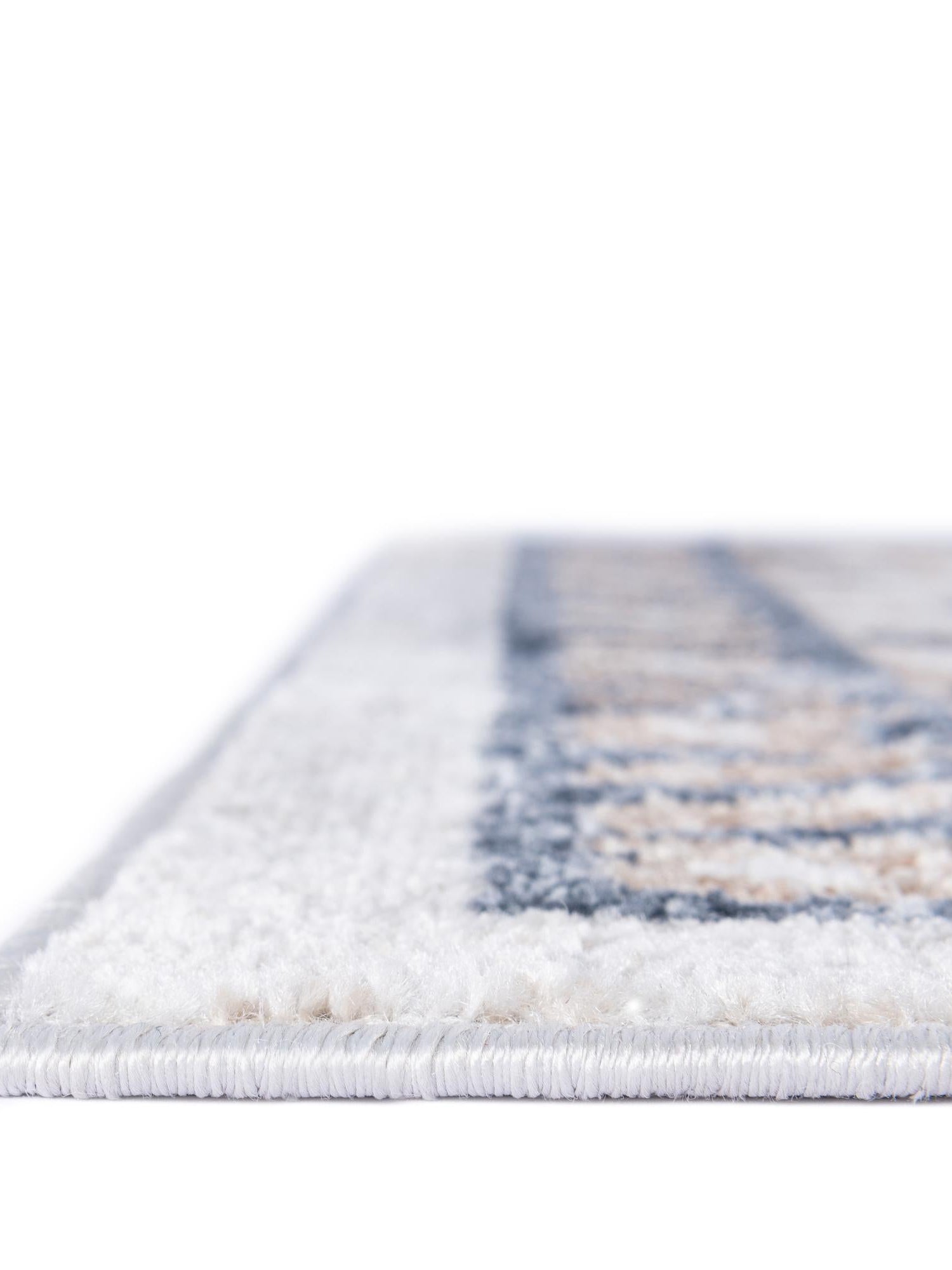 Cream 7' 1 x 10' Oxford Rectangle Area Rug Traditional Design 100% Polypropylene Carpet for Living Room, Bedrooms, Dining, Office for Sale at Rug Engine