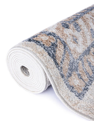 Cream 2' 7 x 14' 1 Oxford Runner Area Rug