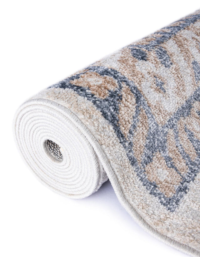 Cream 2' 7 x 14' 1 Oxford Runner Area Rug